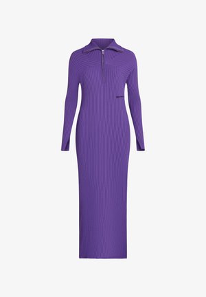 Karl Lagerfeld Jeans, KLJ ZIP KNIT DRESS - Μάξι φόρεμα - prism violet