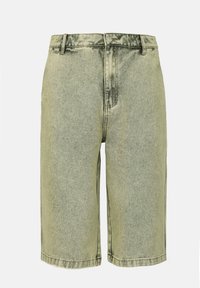 UNISEX - Kratke hlače od trapera - light olive
