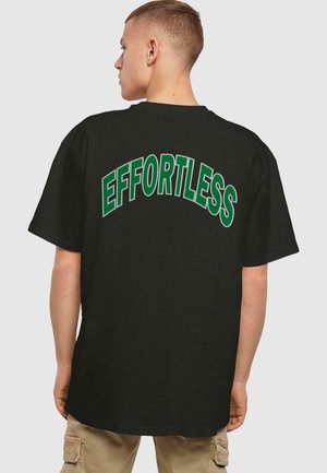 ATTITUDE HEAVY - Print T-shirt - black