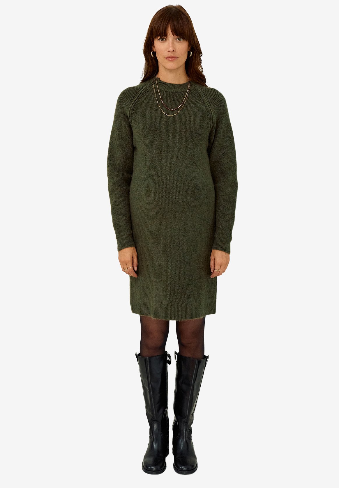 Strickkleid Gruen Strickkleid GrÃ¼n Zalando Zalando Strickkleid