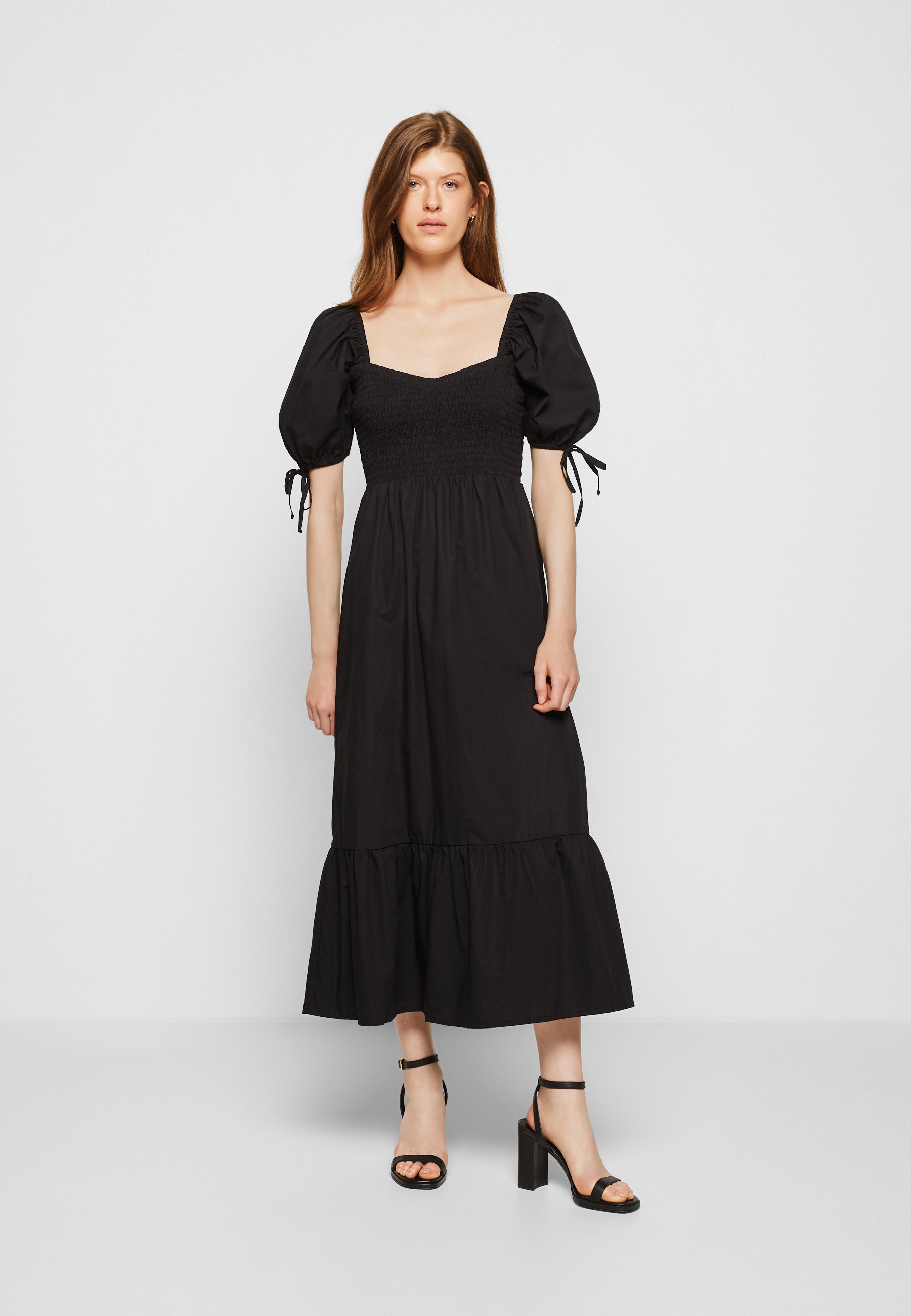 midi plain dress