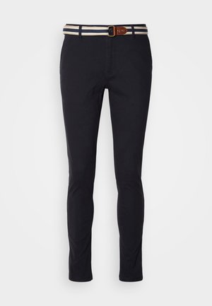 Scotch & Soda BELTED MOTT - Chinos - black