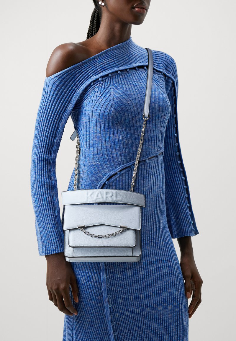 KARL LAGERFELD SEVEN GRAINY  - Ručna torba - arctic blue