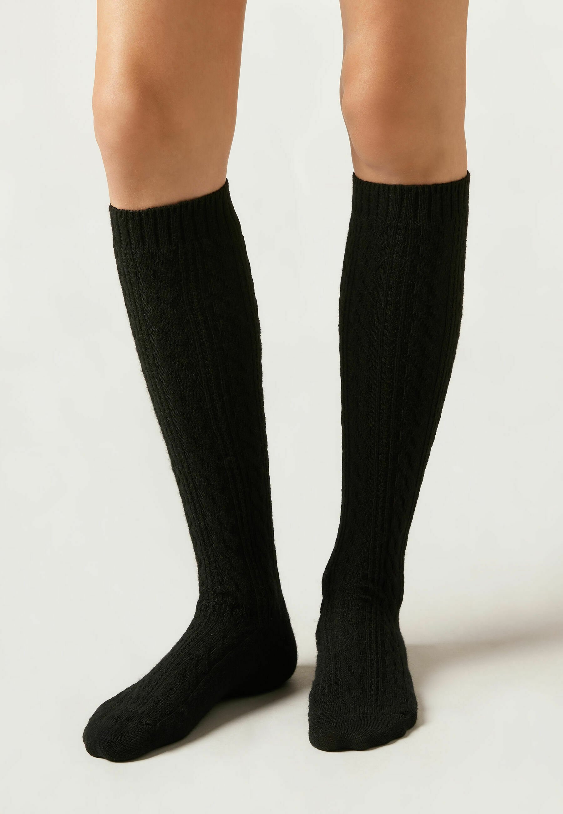 Calzedonia PATTERN Calzettoni black/nero Zalando