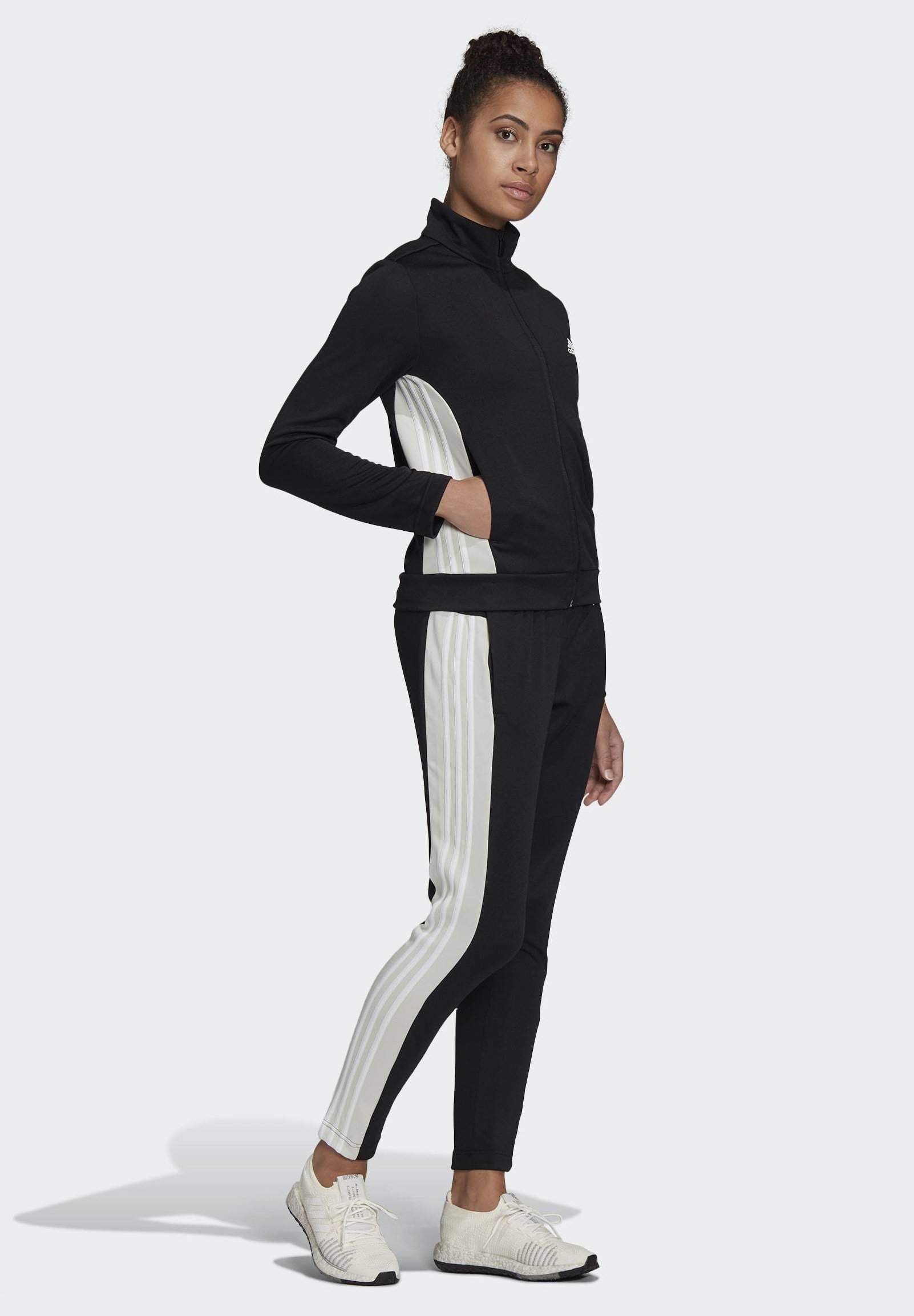 adidas Performance TEAMSPORTS - Trainingspak - black/Zwart ... adidas Performance TEAMSPORTS - Trainingspak - black/Zwart ...