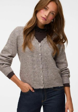 Vero Moda, STRICKJACKE VMLYA STRICKJACKE - Gilet - fossil