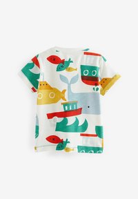 Next ALL OVER SHORT SLEEVE - REGULAR FIT - Camiseta estampada - red green