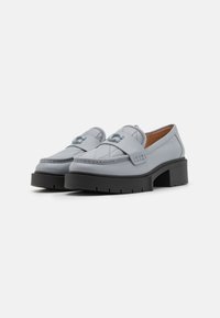 COACH LEAH QUILTED LOAFER - Mokasīni - grey blue