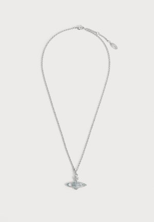 Vivienne Westwood, MINI BAS RELIEF PENDANT - Κολιέ - silver-coloured/light blue