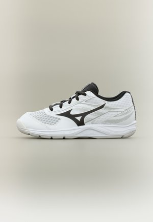 Mizuno BREAK SHOT 5 JR UNISEX - Tennissko til multicourt - white/black/harbor mist