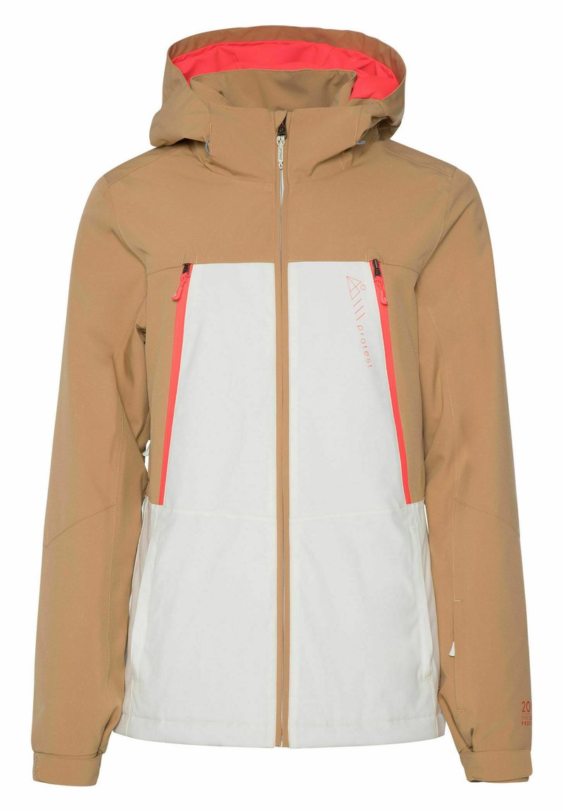 Damen Sportbekleidung | Protest Snowboardjacke tortilla/braun - WL37290 Damen Sportbekleidung | Protest Snowboardjacke tortilla/braun - WL37290