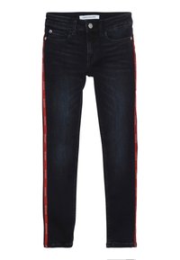Calvin Klein Jeans SKINNY MR LOGO TAPE INKY STRETCH - Jeans Skinny Fit - denim