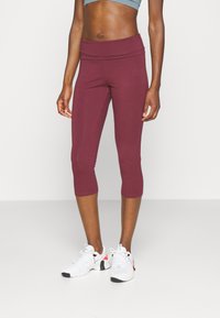 ONLY Play - ONPFOLD JAZZ - 3/4 sports trousers - windsor wine Thumbnail Image 1