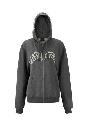 Ed Hardy DRAGON - Zip-up sweatshirt - charcoal marl