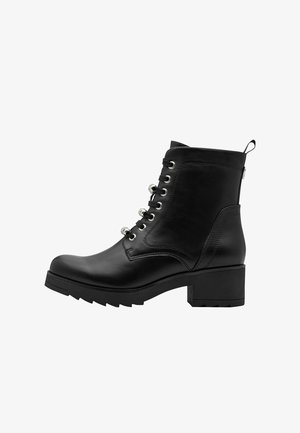 Marco Tozzi, STIEFELETTE - Snørestøvletter - black