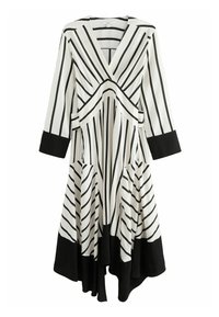Next TALL FIT ASYMETRIC KAFTAN  - Maxikjoler - black  white stripe