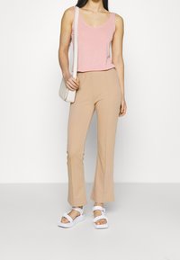 Pieces Linne - light pink