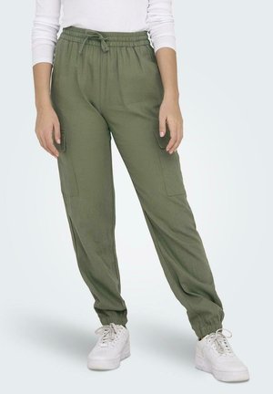 Pantalones cargo - oil green