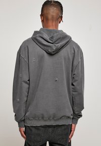 Urban Classics DISTRESSED  - Felpa con cappuccio - darkshadow