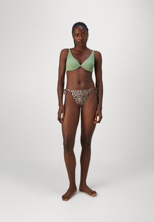 ONLY ONLMARSEILLE TIE BRIEF 2 PACK  - Bikini bottoms - black solid/natural