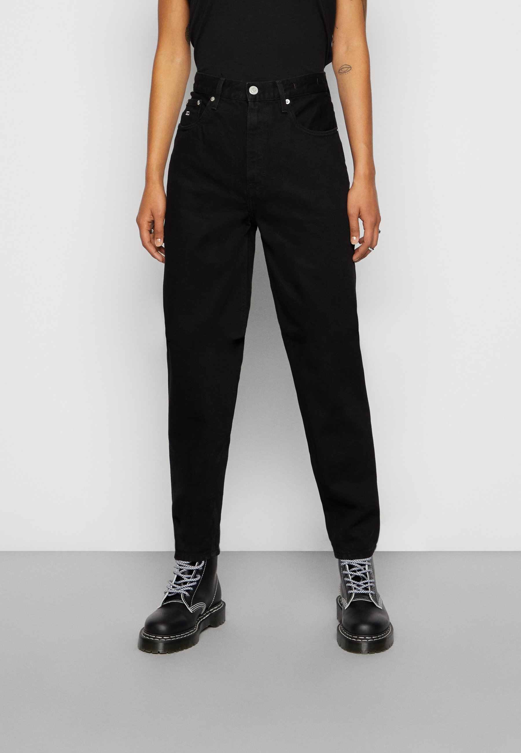 tommy hilfiger mom jeans black