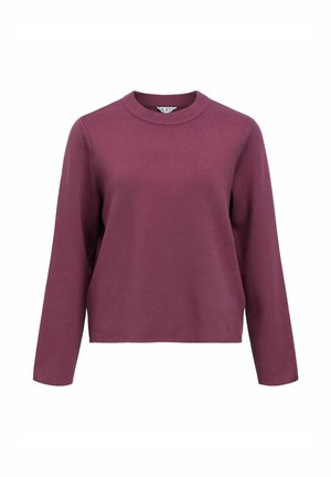 Object OBJREYNARD O-NECK NOOS - Jumper - mauve wine