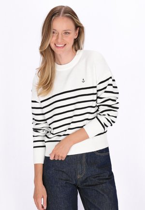 SWEATER - Maglione - offwhite black