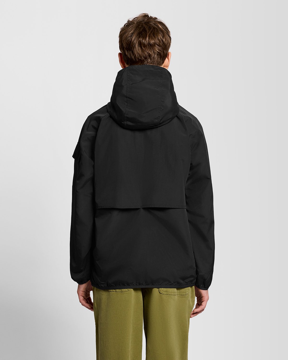 Lyle & Scott HOODED WINDBREAKER - Jas - jet black/zwart - Zalando.nl