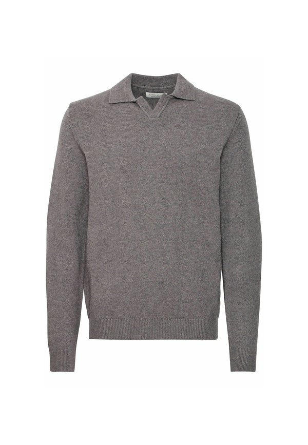 CFKARL POLO KNIT - Polo shirt - pewter mix3