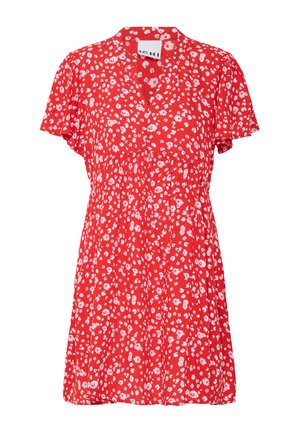 ICHI, IHICHI IHMARRAKECH AOP DR15 - Nappali ruha - fiery red flower