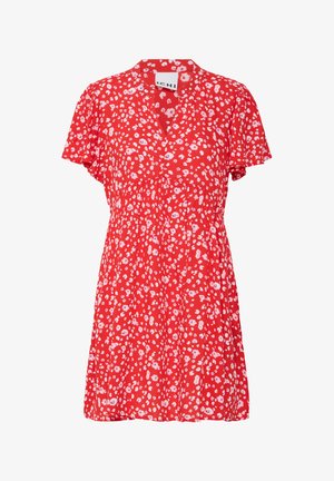 ICHI, IHICHI IHMARRAKECH AOP DR15 - Nappali ruha - fiery red flower