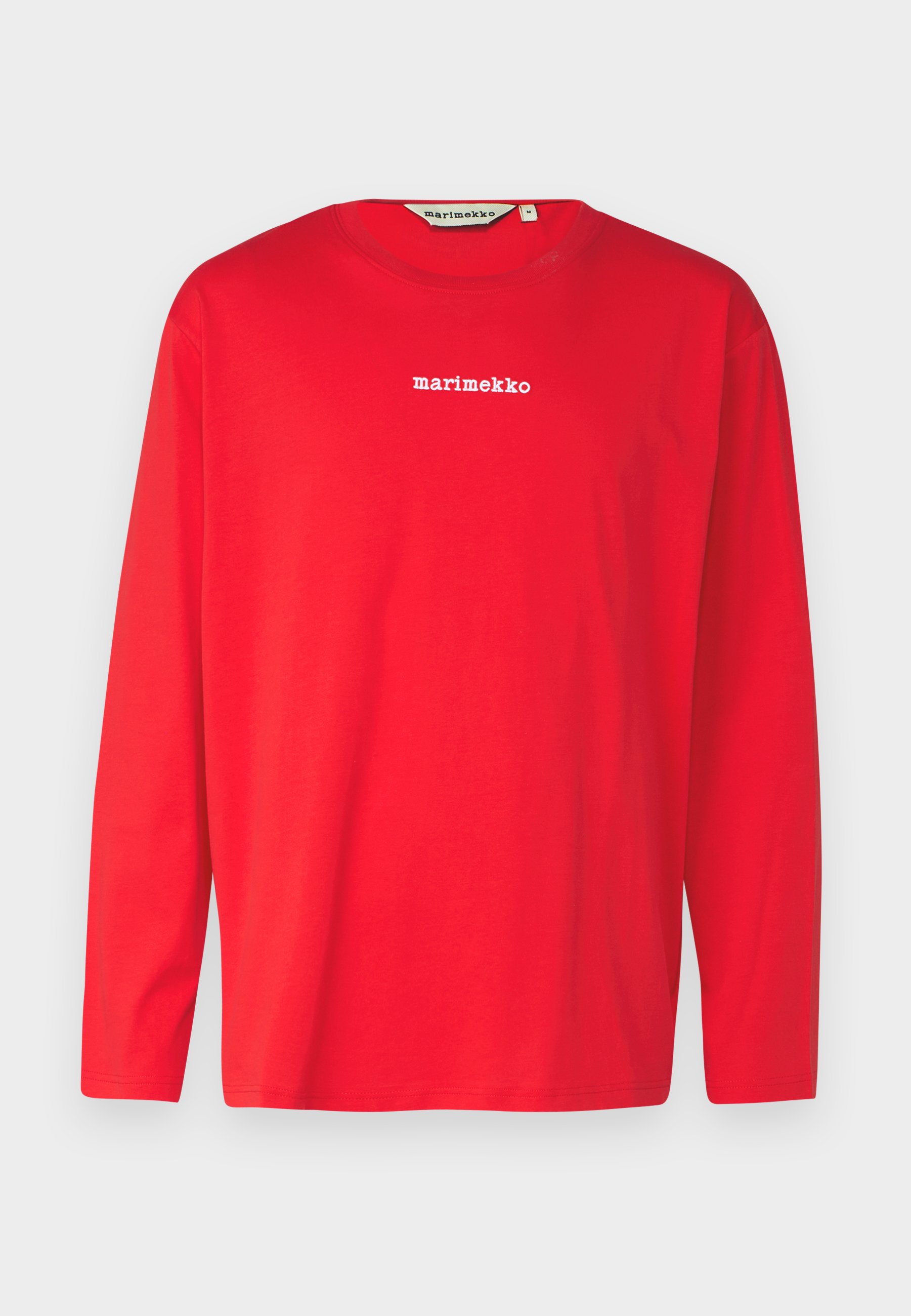 Marimekko BIITTI LOGO PLACEMENT UNISEX - Pitkähihainen paita - red