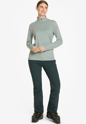 Ziener MIDLAYER JENITA - Langarmshirt - green frost