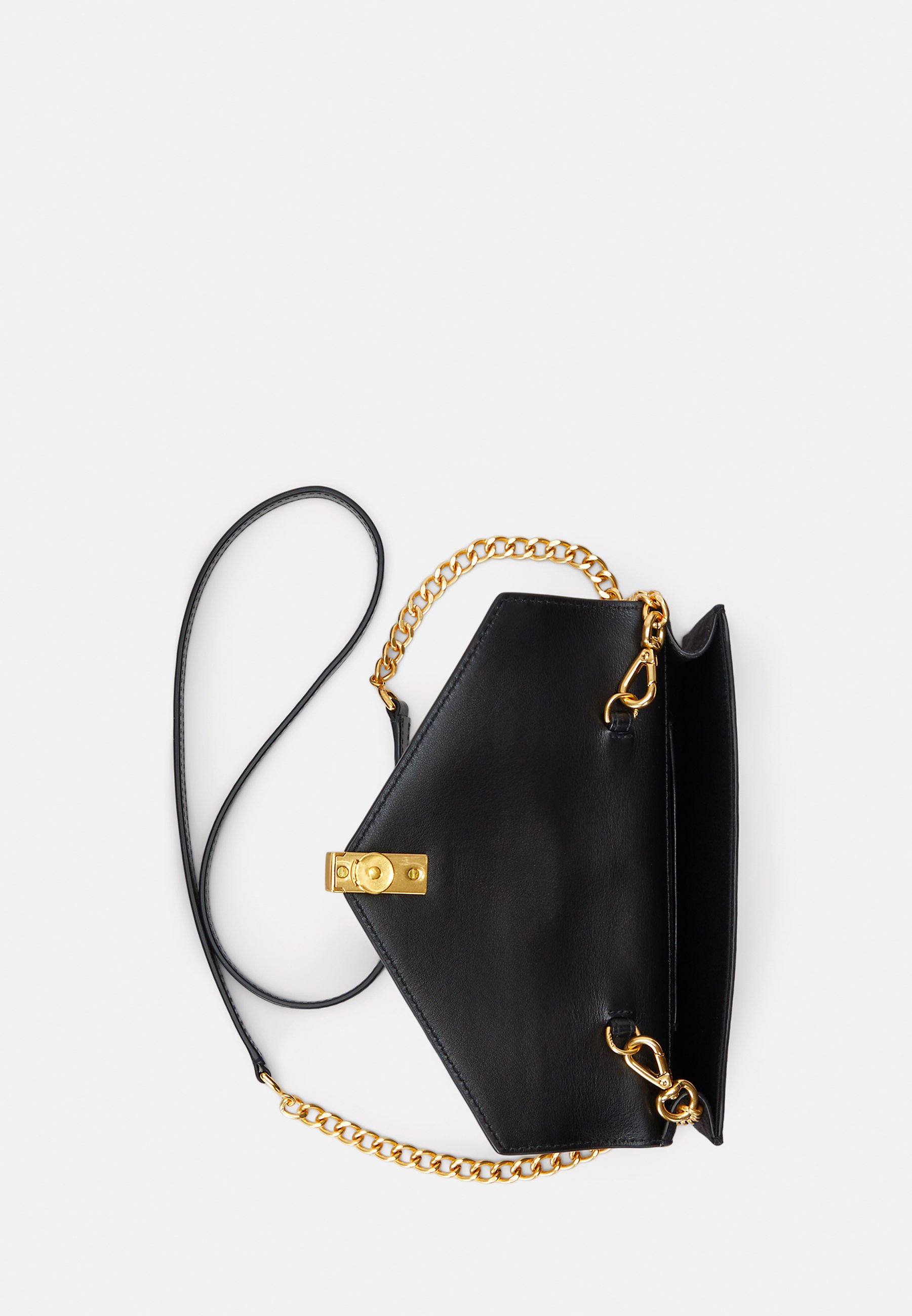 Polo Ralph Lauren POLO ID LEATHER SUEDE CHAIN WALLET & BAG