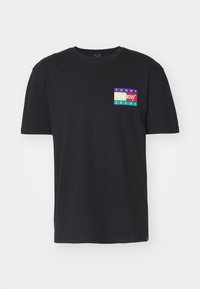 COLOR FLAG TEE UNISEX - T-shirt med print - black