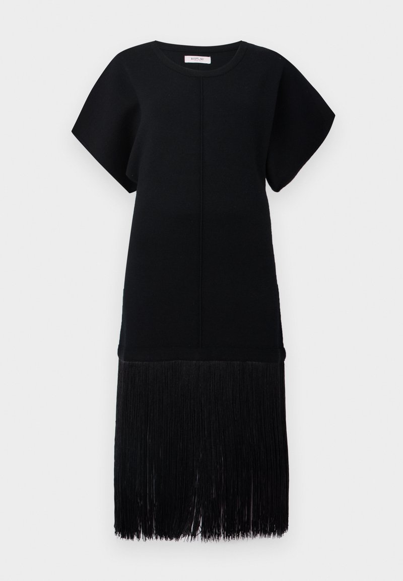 Replay Cocktailjurk zwart Replay Cocktailjurk zwart