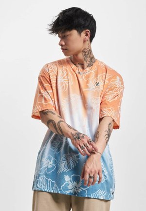 Just Rhyse Print T-shirt - orange