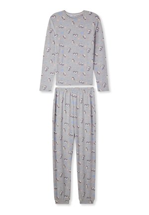 SET CON UNICORNI - Pigiama - var grigio chiaro melange