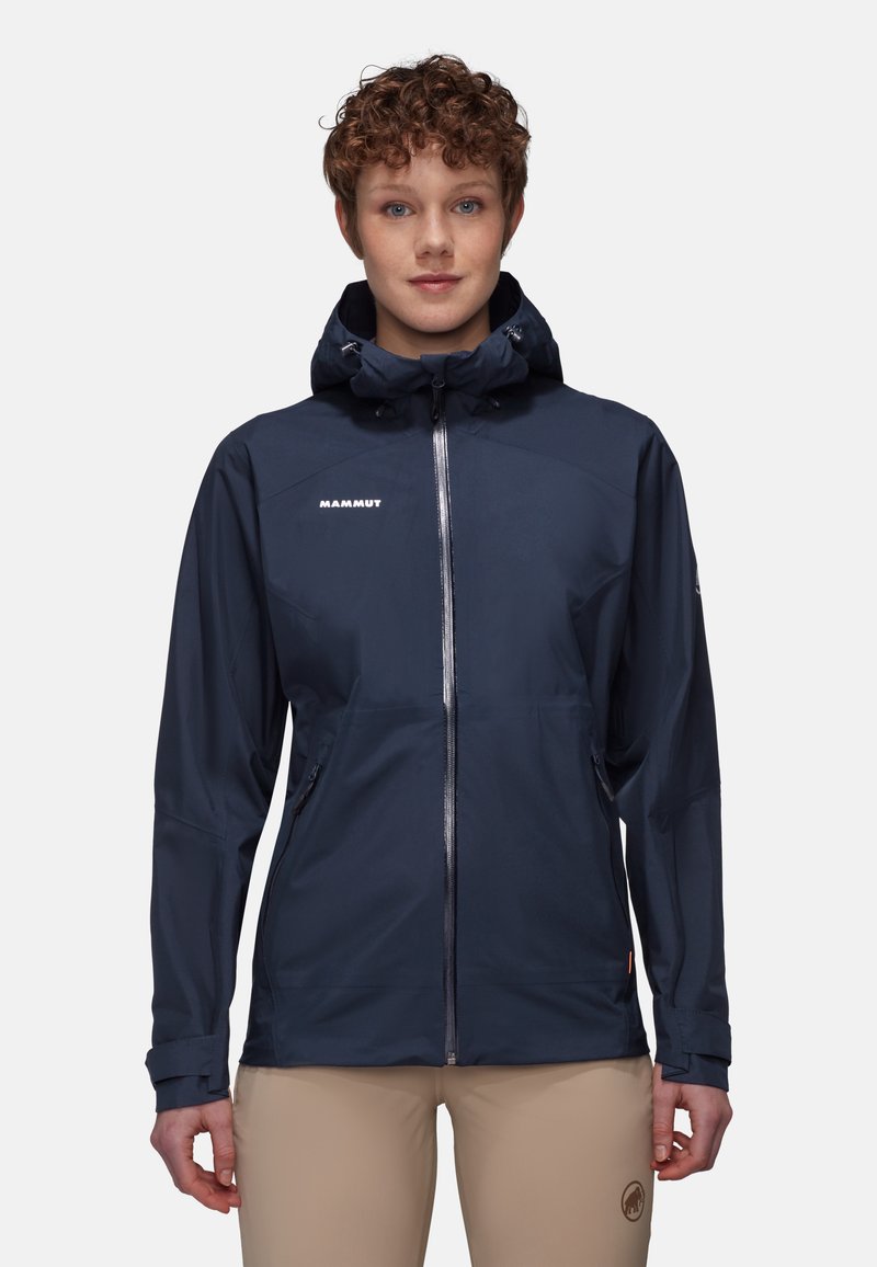 Mammut - CONVEY TOUR HOODED JACKET WOMEN - Hardshell jakna - marine, Povečajte