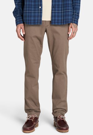 S-L STRTCH TWILL  - Chinos - chocolate chip