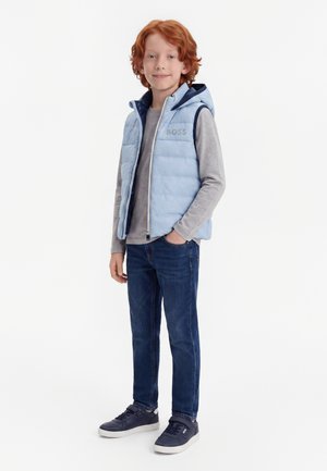 BOSS Kidswear, REVERSIBLE KIDS TEENS - Vest - pale blue