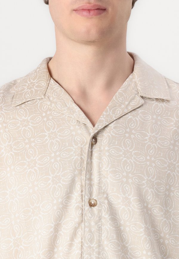 COMFORT PRINTED SHIRT - Shirt - beige3