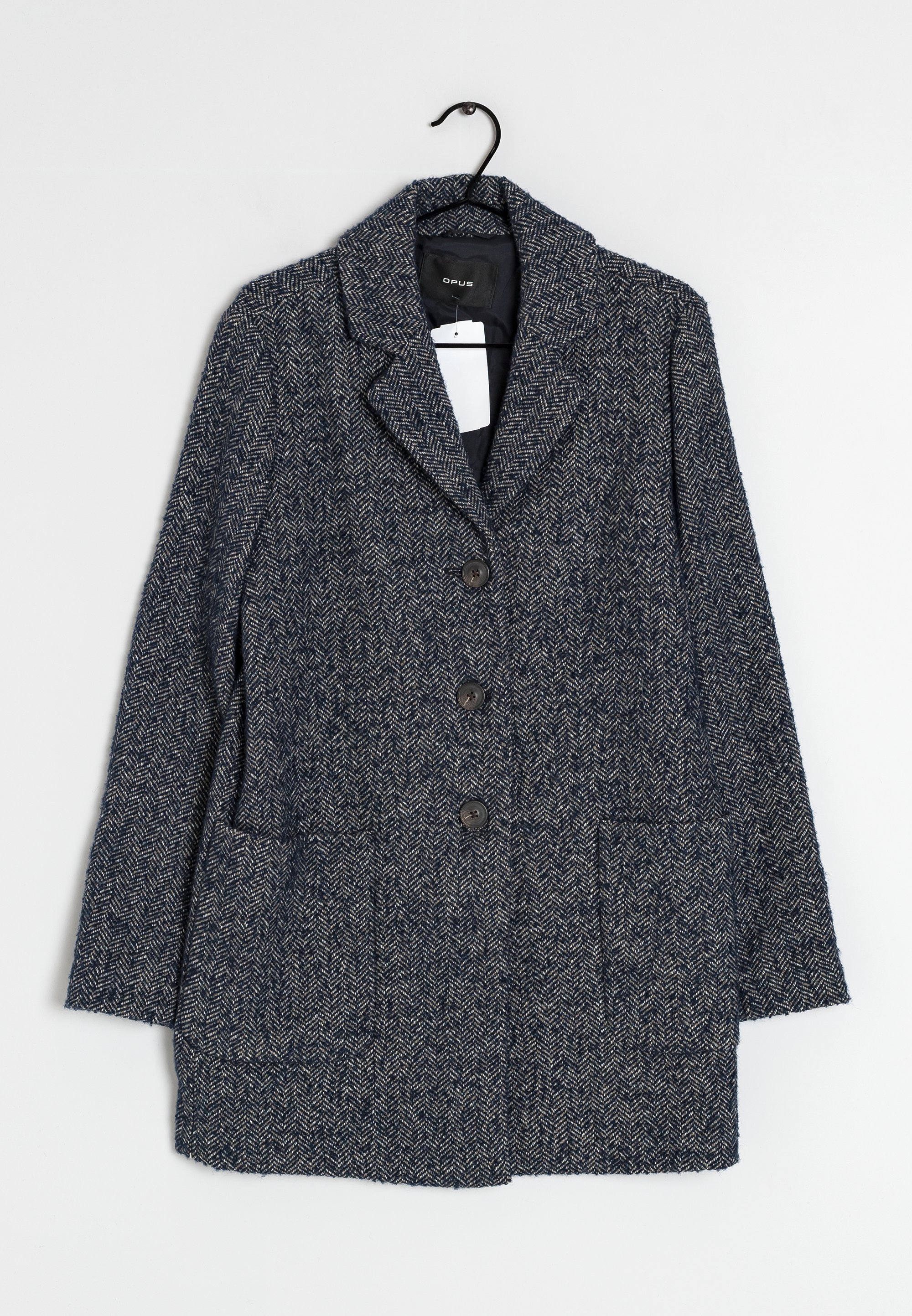 Overcoat Tweed Mantel Braun Kurzmantel Opus Mantel Braun Coat Opus