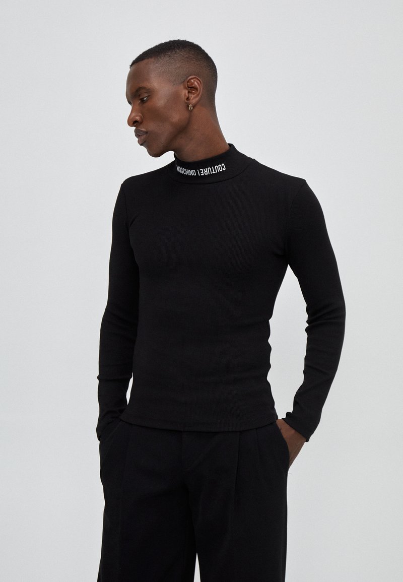 MOSCHINO MAGLIETTA - Topper langermet - nero