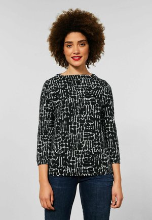 Street One MIT STRUKTUR DESSIN - Strickpullover - schwarz