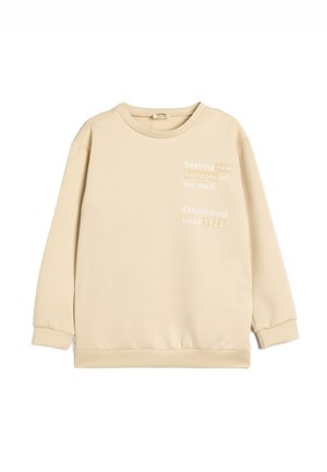PRINTED - Sweatshirt - beige