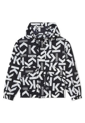 KARL LAGERFELD KIDS Veste imperméable - blanc noir