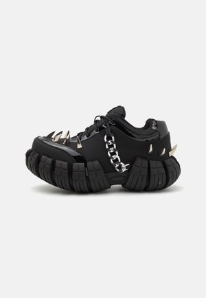 Koi Footwear DEATHBRAND SPIKE TREAD TRAINERS UNISEX - Joggesko - black