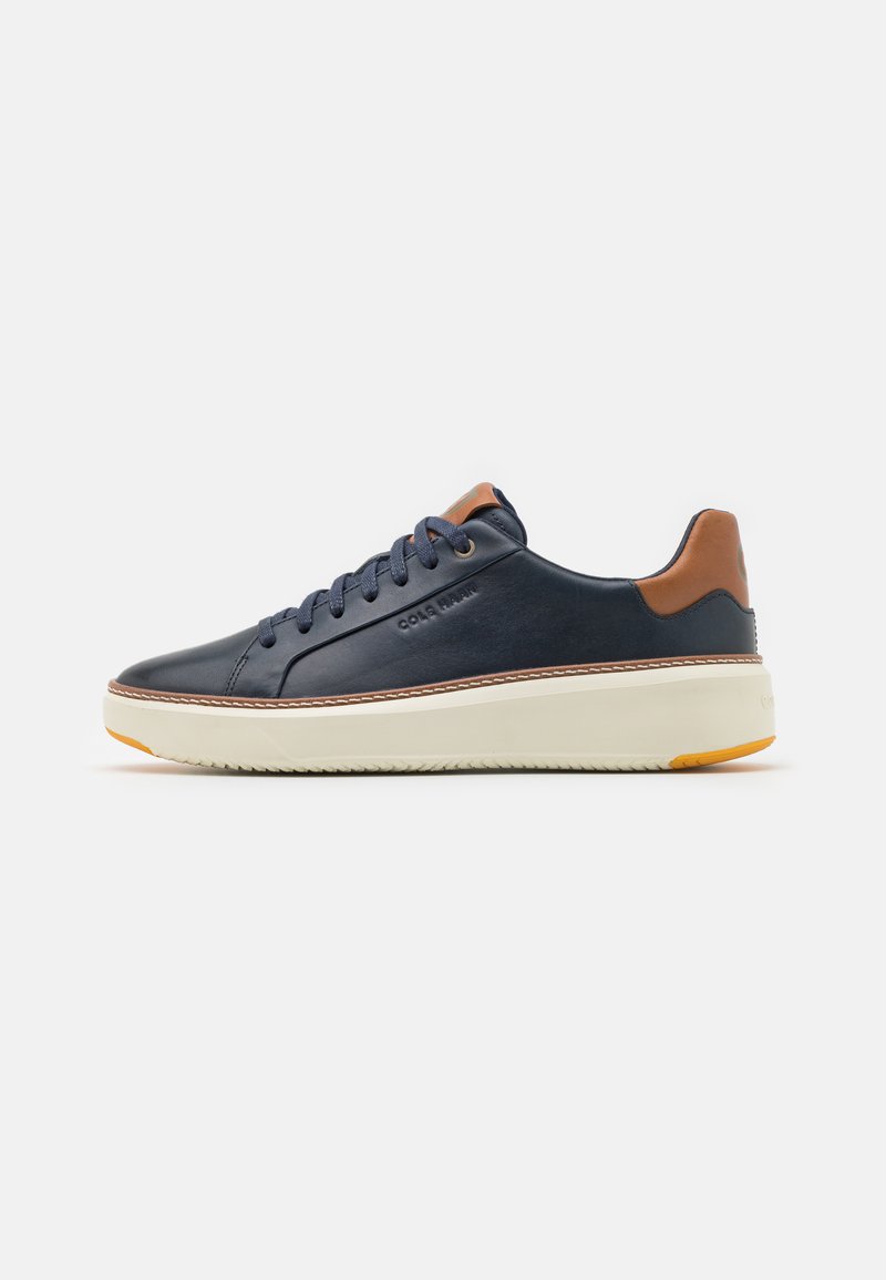 Cole Haan GRANDPRO TOPSPIN - Sneakers laag - navy blazer/british tan/ivory