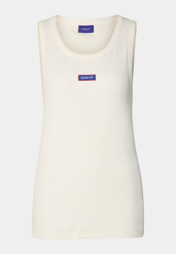 EXCLUSIVE HERITAGE 2.0 RIB TANK TOP - Top - eggshell2